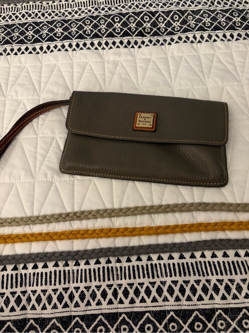 Dooney & Bourke Leather Wristlet with Strap